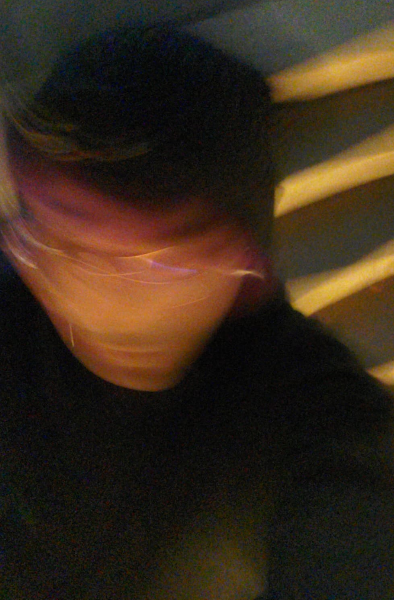 Picture of me falling while skating and taking a selfie