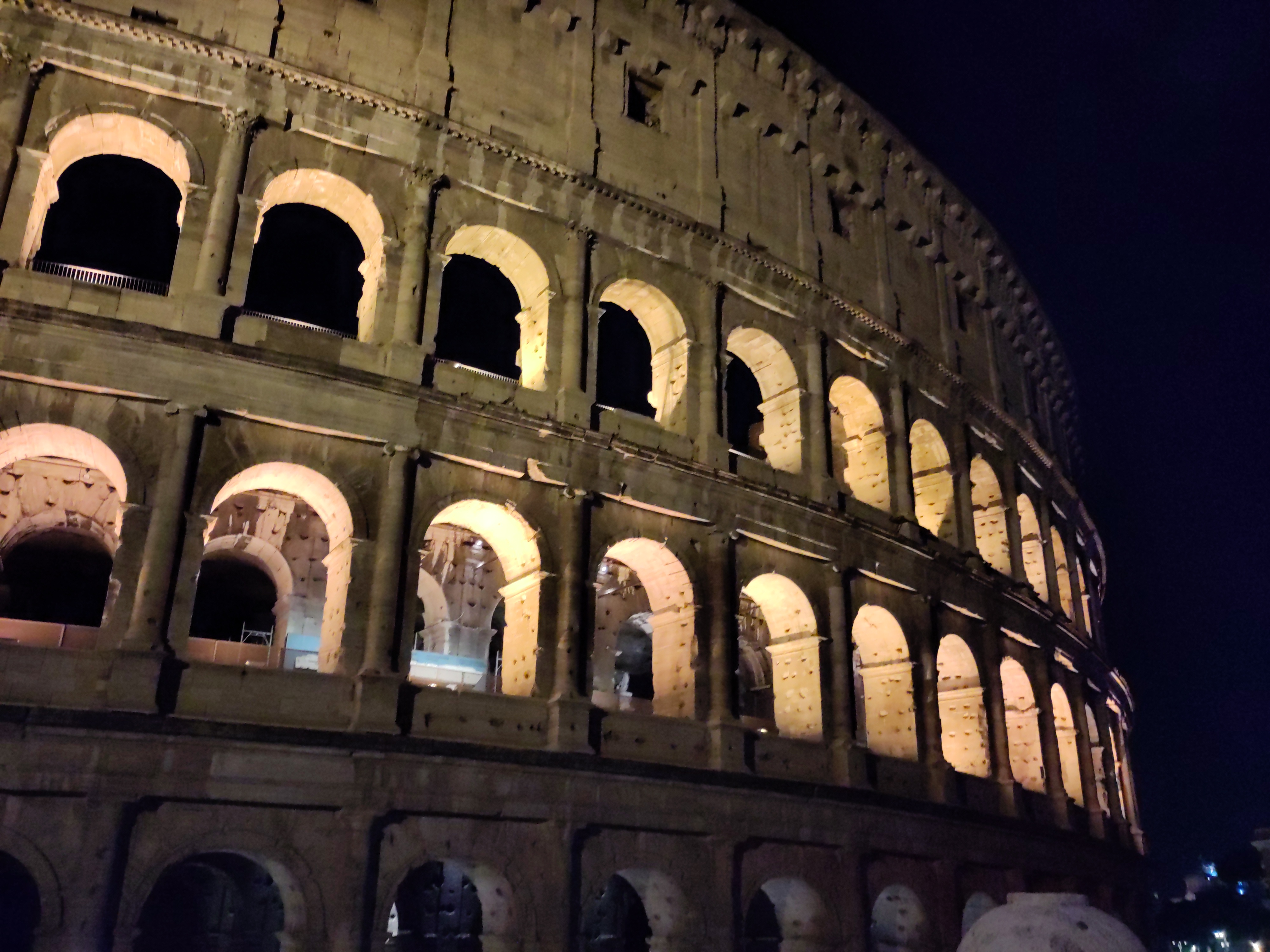 Coliseum by night